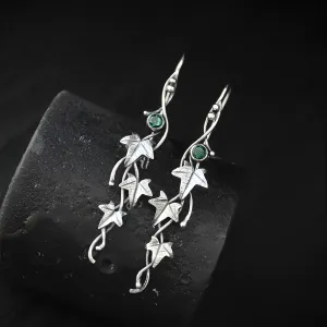 Elven Ivy Leaf Earrings
