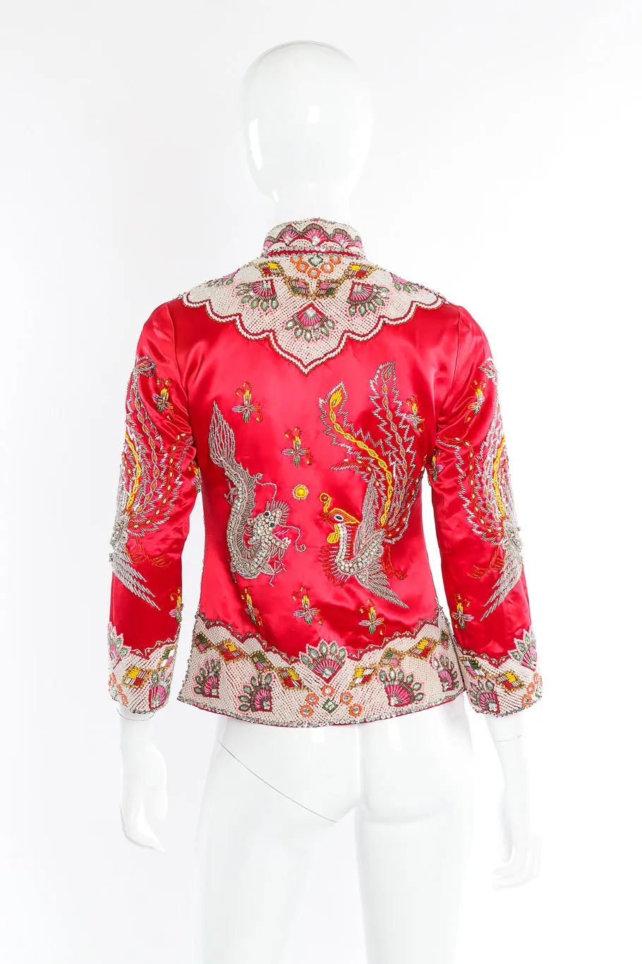 Embellished Satin Dragon Jacket