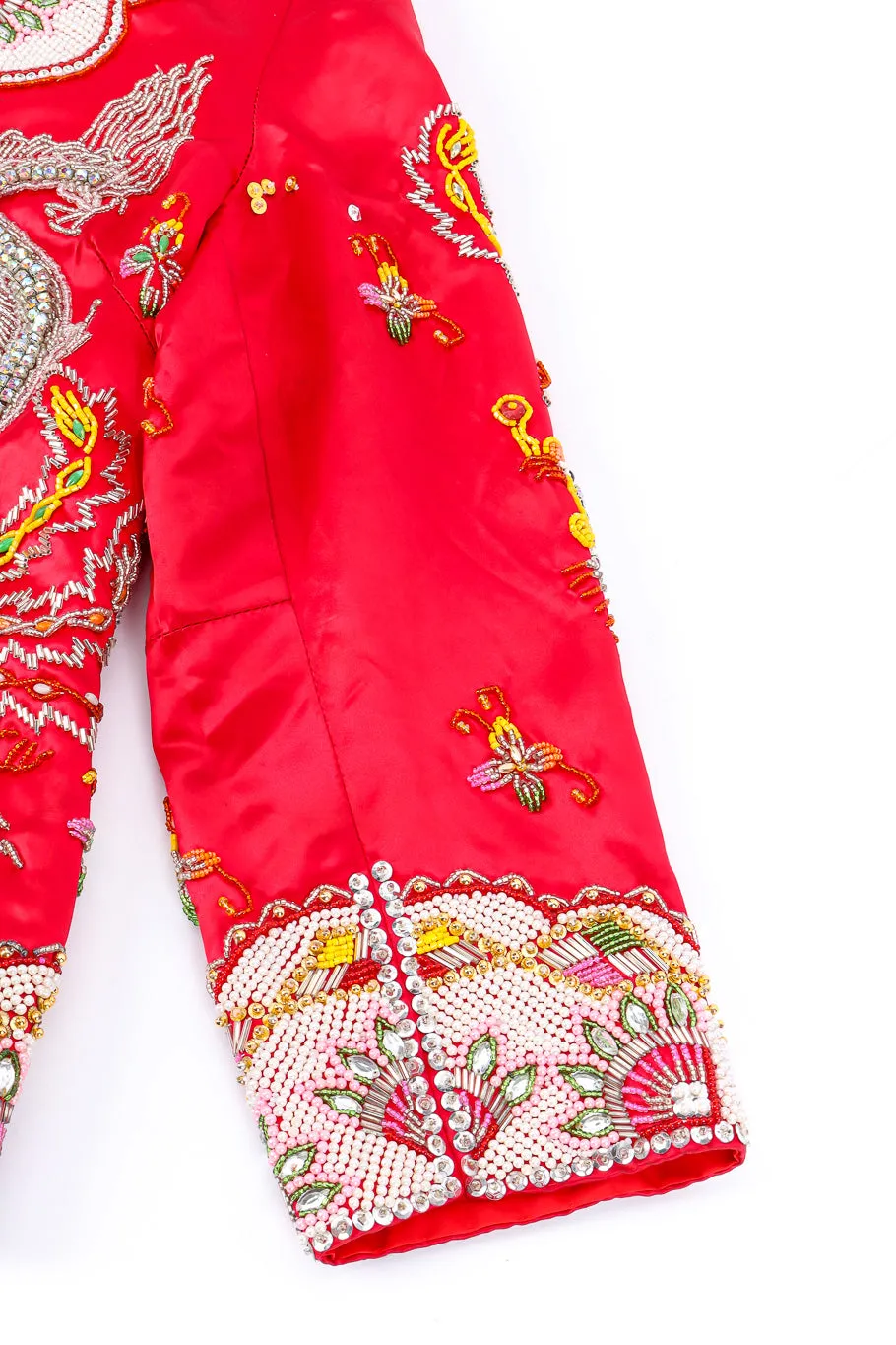Embellished Satin Dragon Jacket