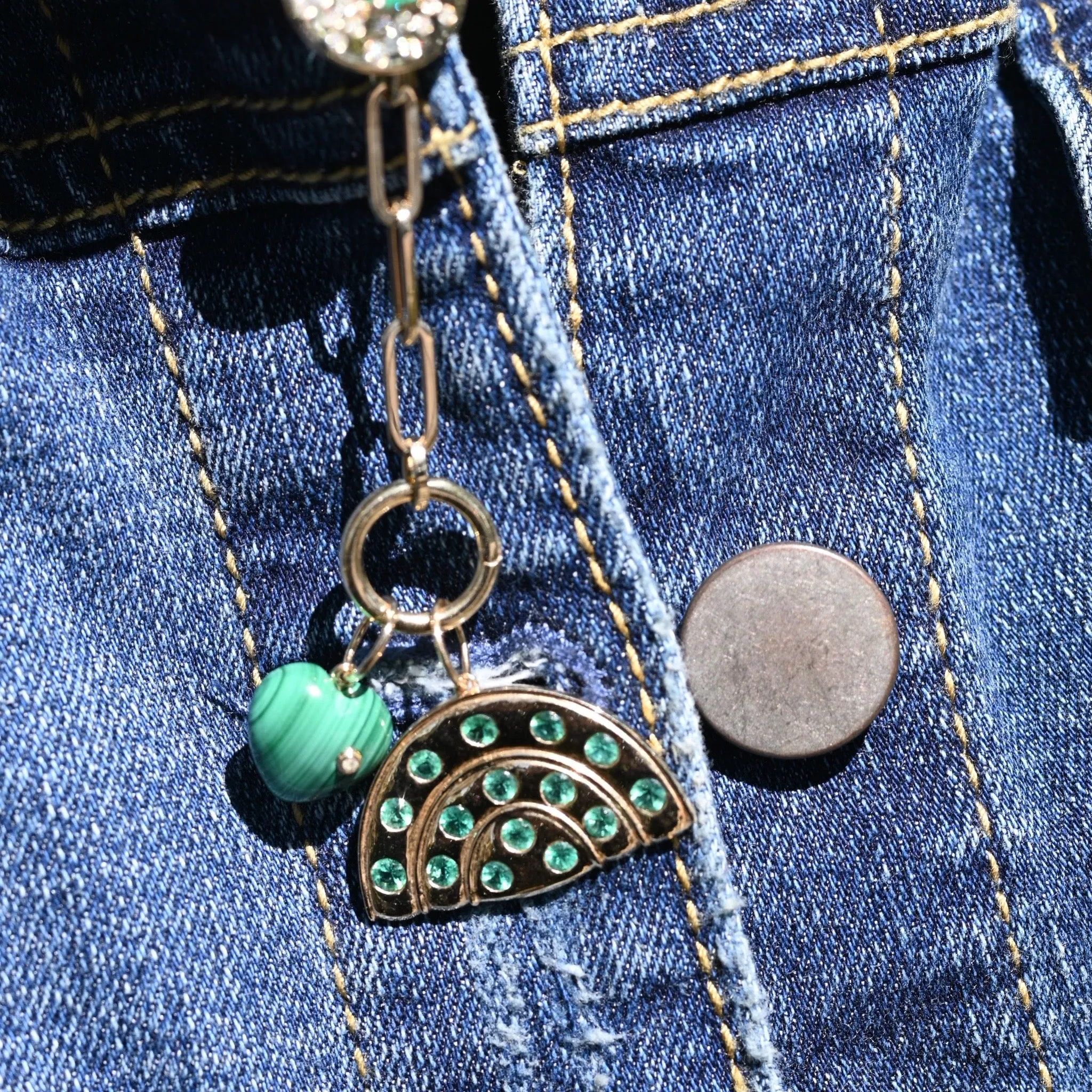 Emerald Rainbow Pendant