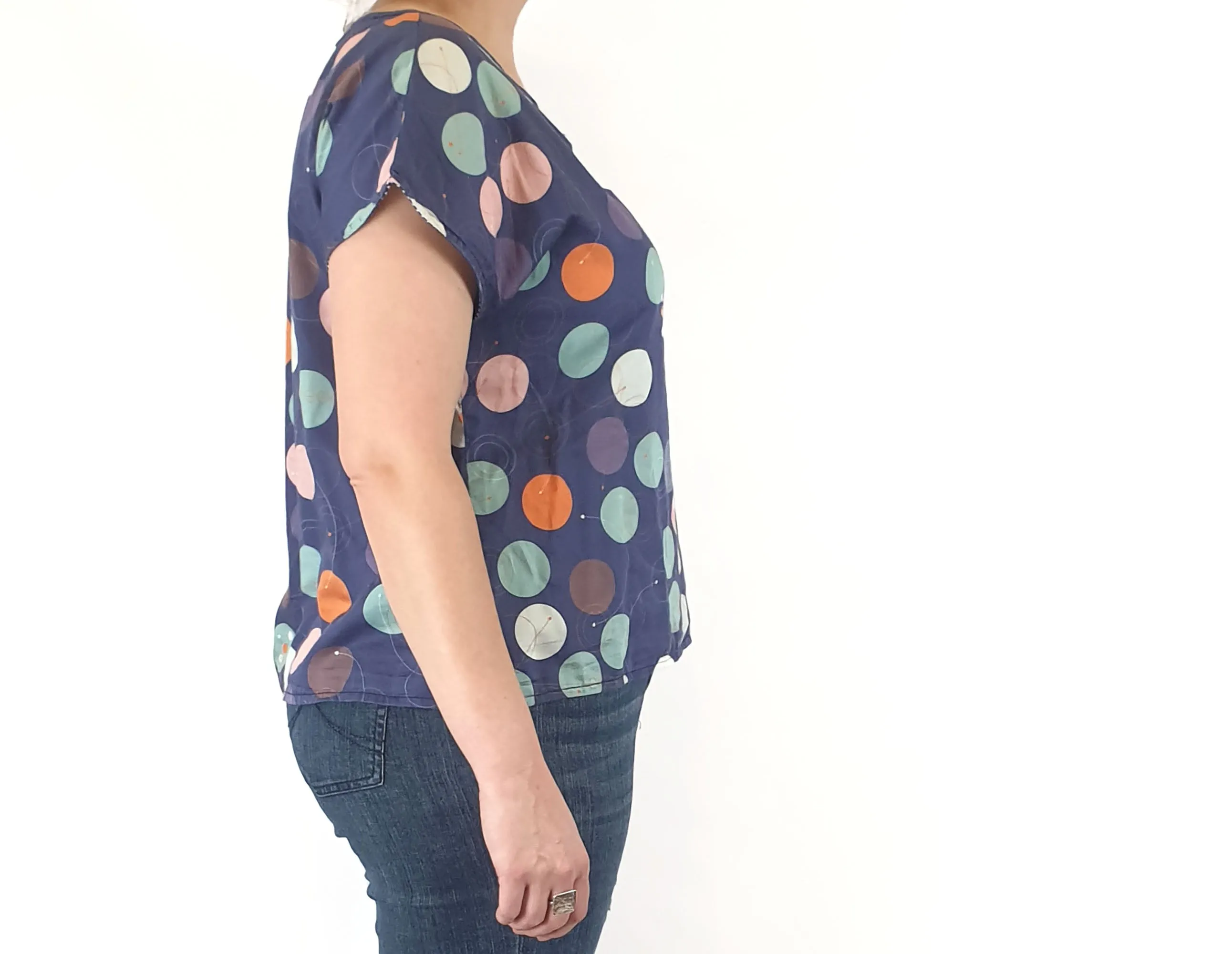 Essaye unique print top size XL