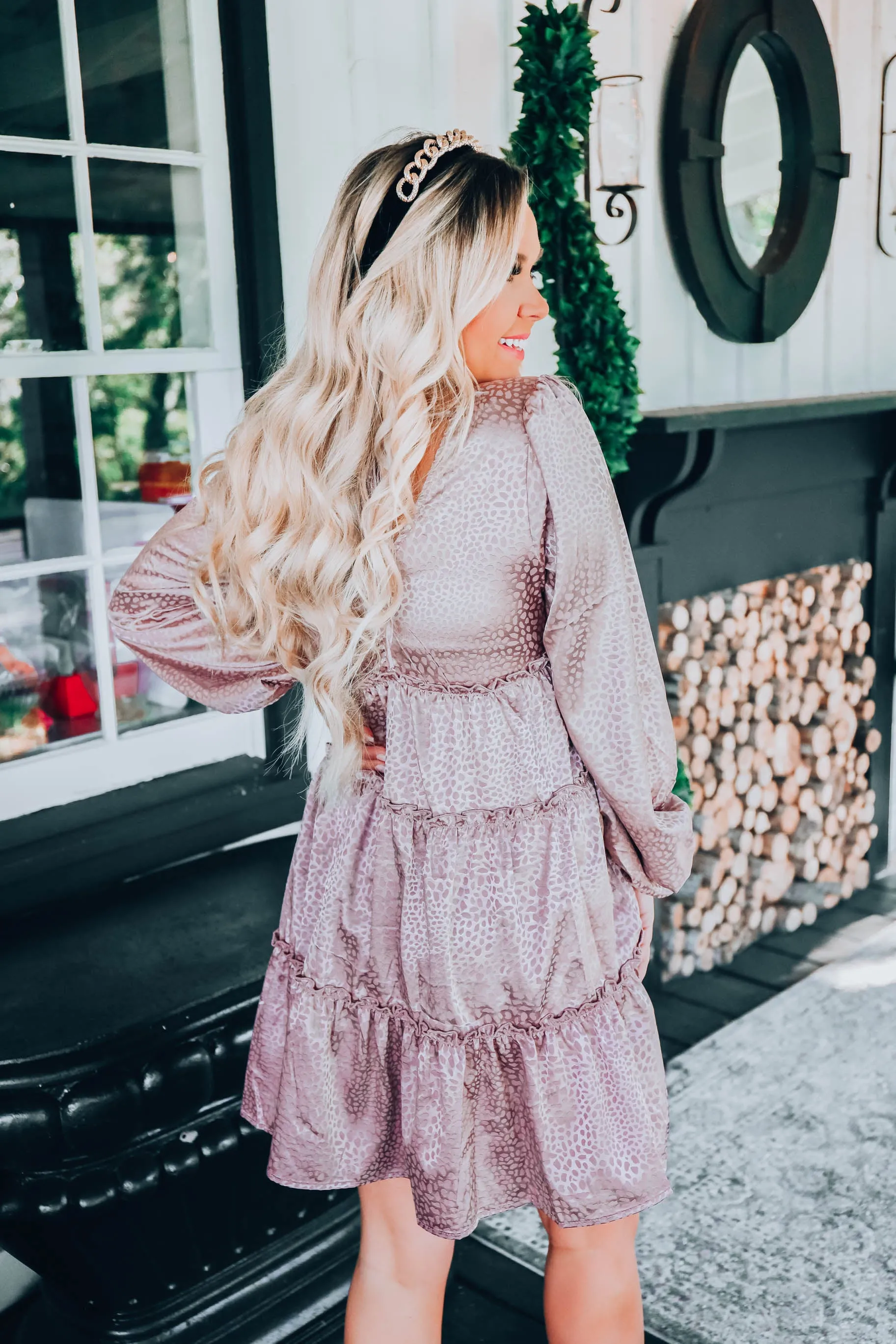 Everleigh Empire Waist Dress - Taupe S-3X