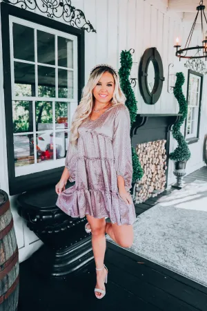 Everleigh Empire Waist Dress - Taupe S-3X