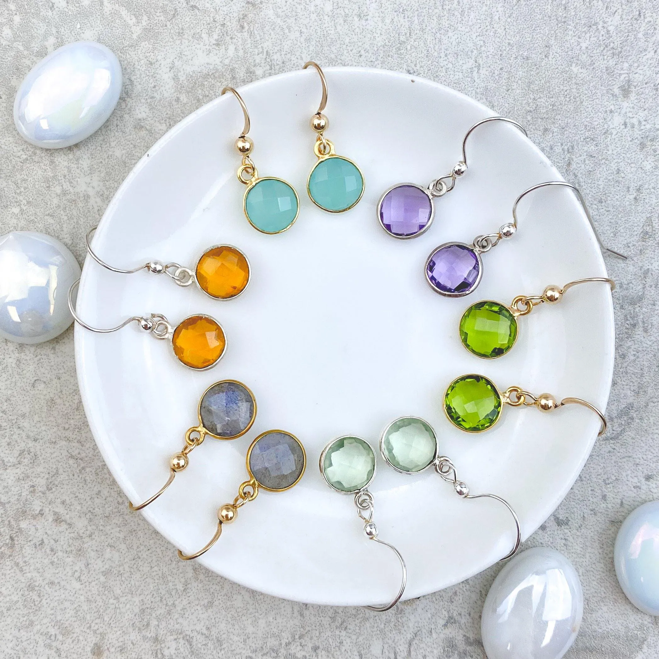 Everyday Color Dot Earrings