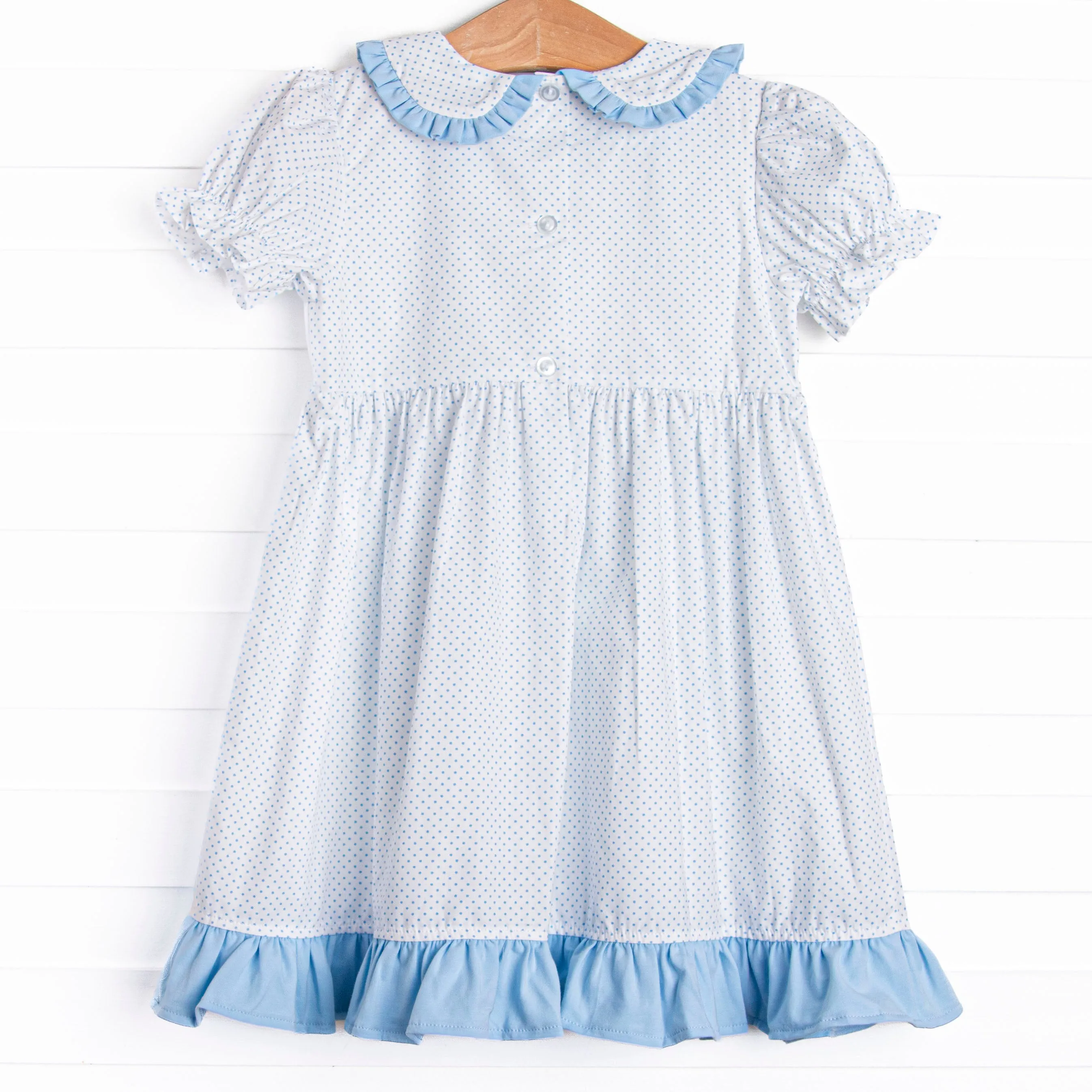 Fairytale Favorites Smocked Dress, Blue
