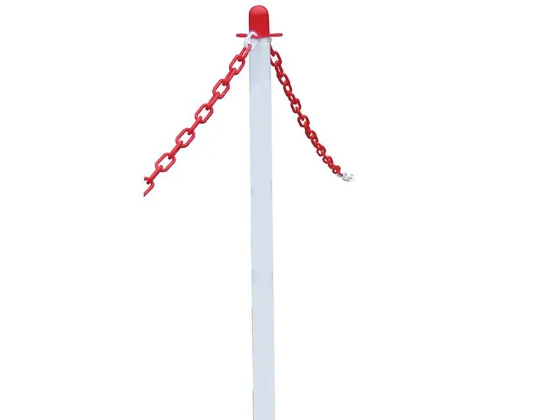 Faithfull Plastic Post For Chain - White