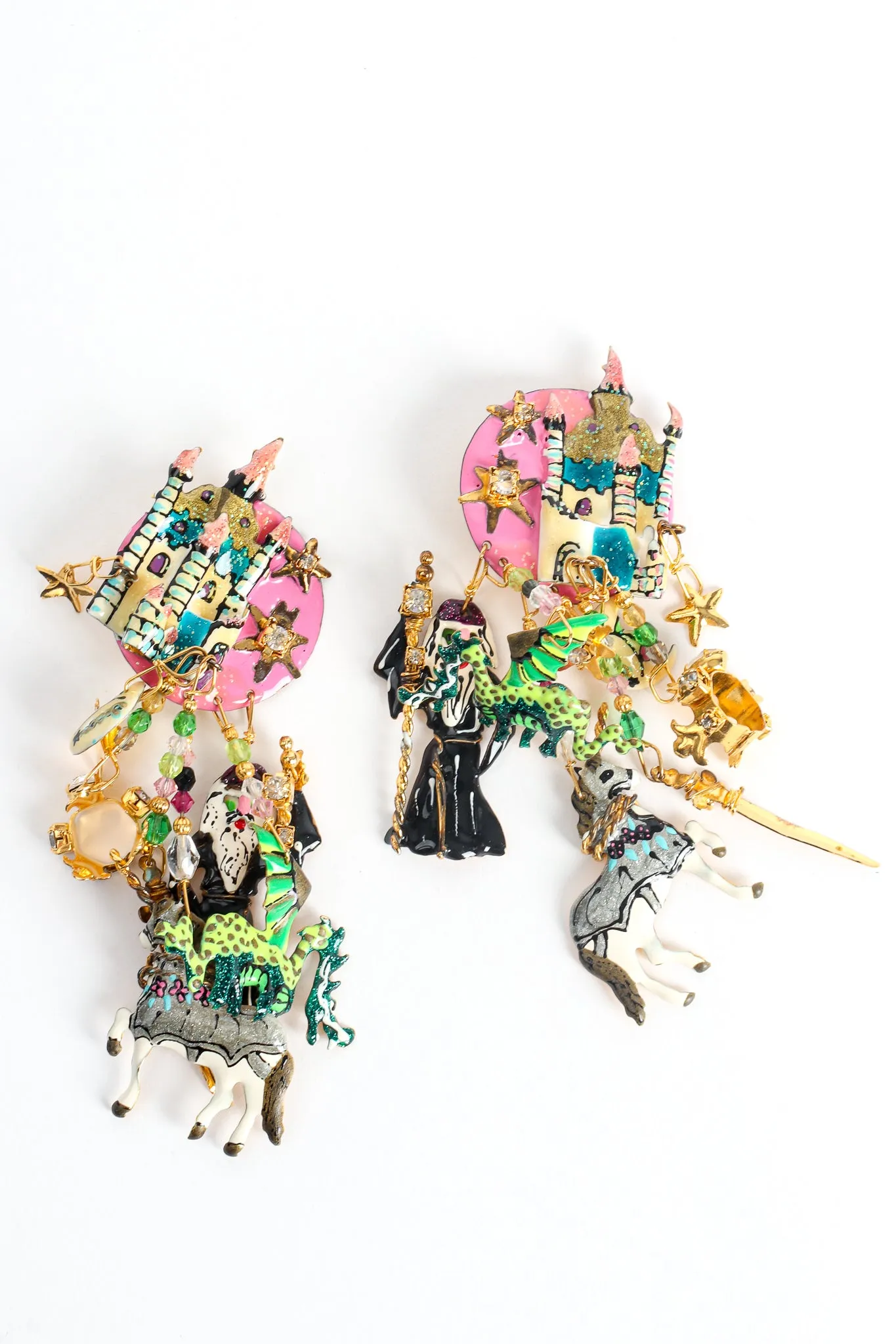 Fantasy Castle Tintagel Earrings