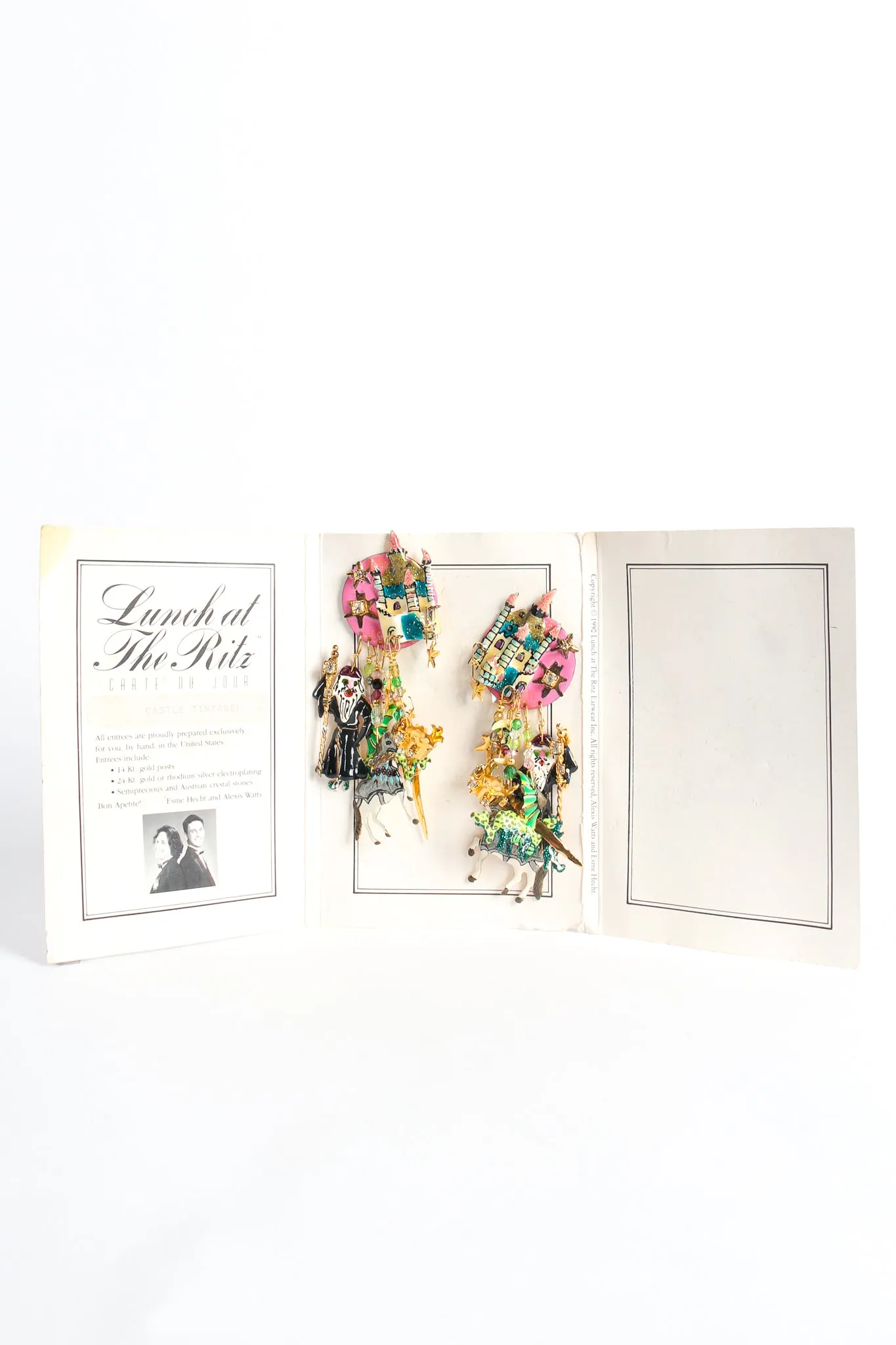 Fantasy Castle Tintagel Earrings