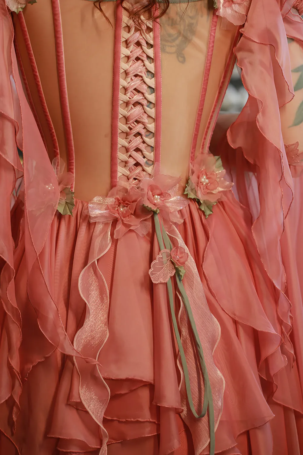 Fantasy pink pastel dress