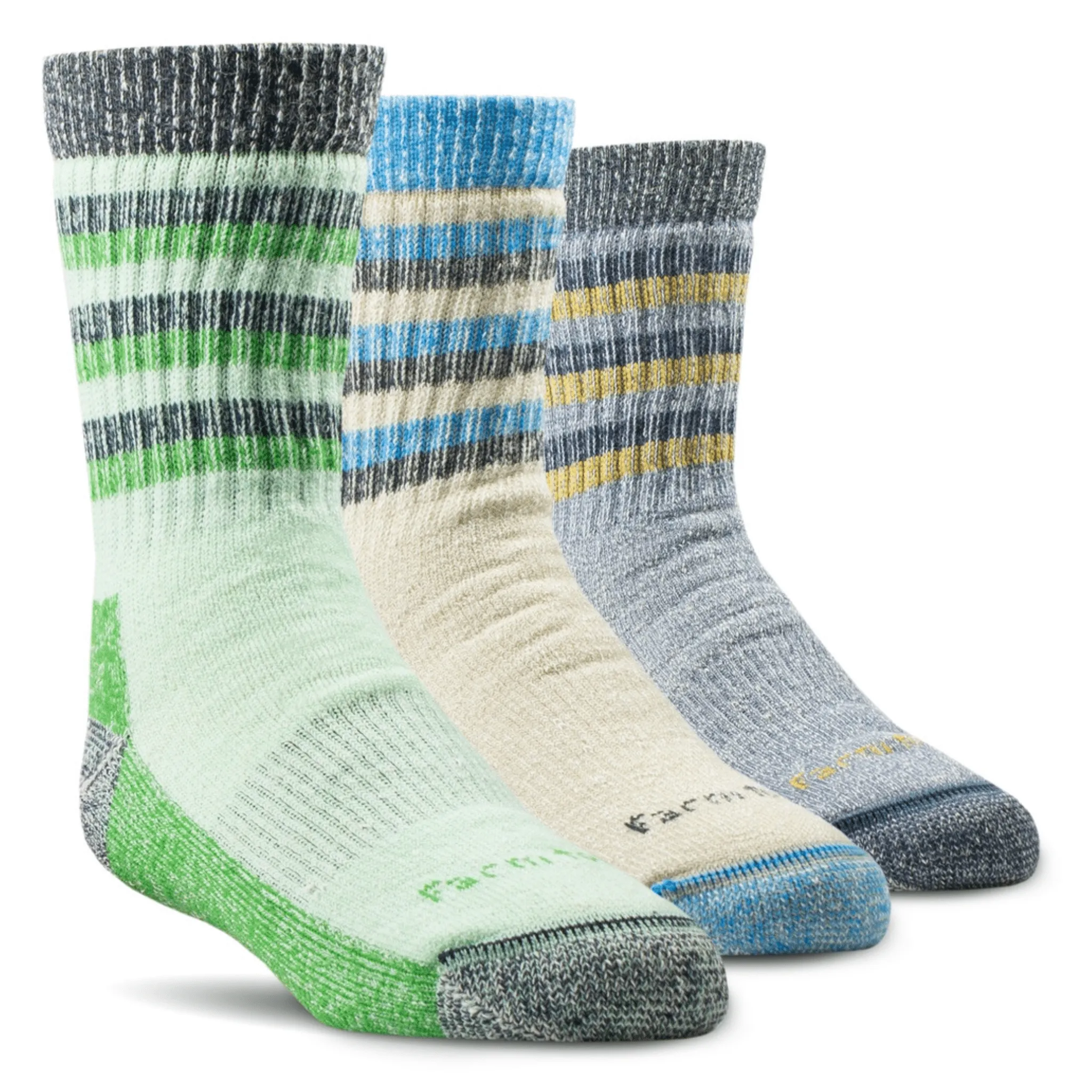 Farm to Feet Kids Kittery Hike Full Cushion 3-Pack Socks