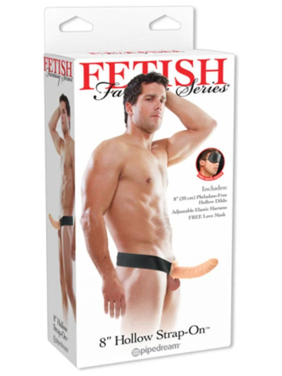 Fetish Fantasy 8 in. Hollow Strap On Flesh