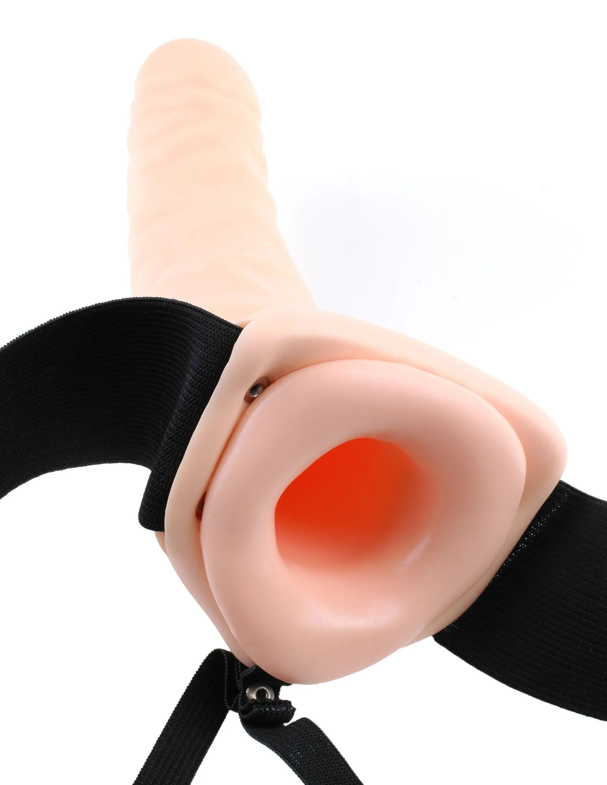 Fetish Fantasy 8 in. Hollow Strap On Flesh