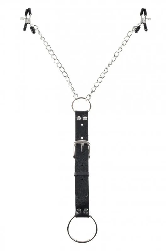 Fetish Fantasy Series Nipple Clamps and ring Set