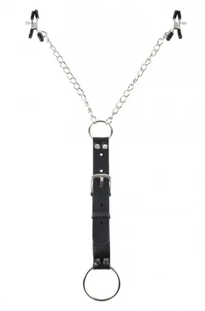 Fetish Fantasy Series Nipple Clamps and ring Set