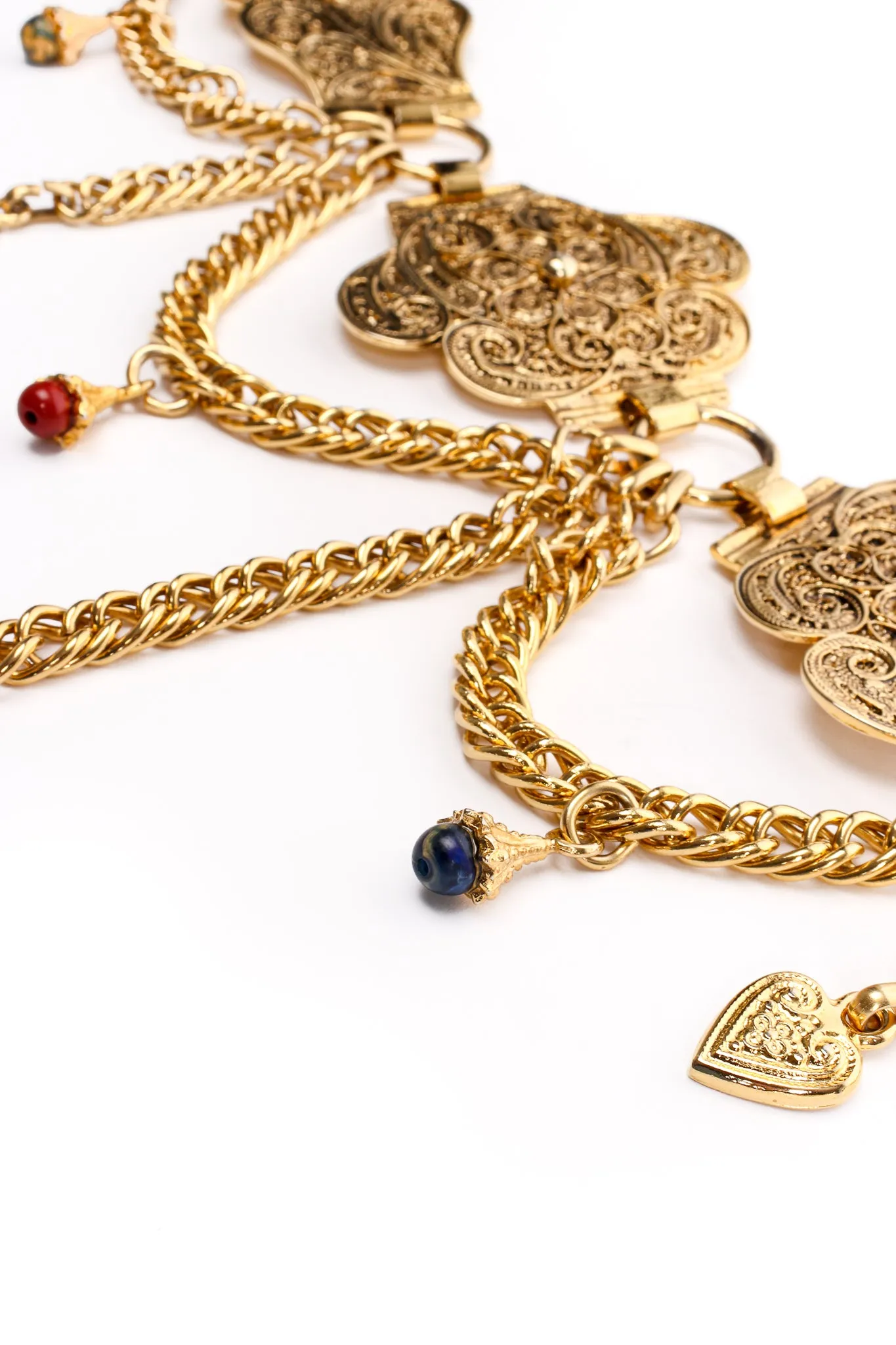Filigree Draped Chain Belt
