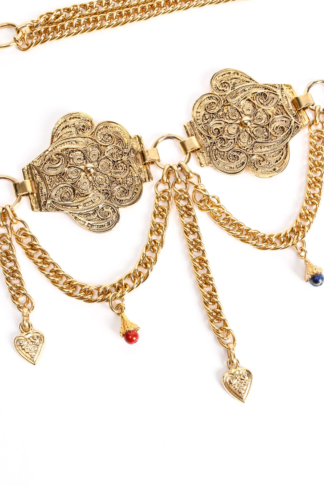 Filigree Draped Chain Belt