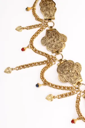 Filigree Draped Chain Belt