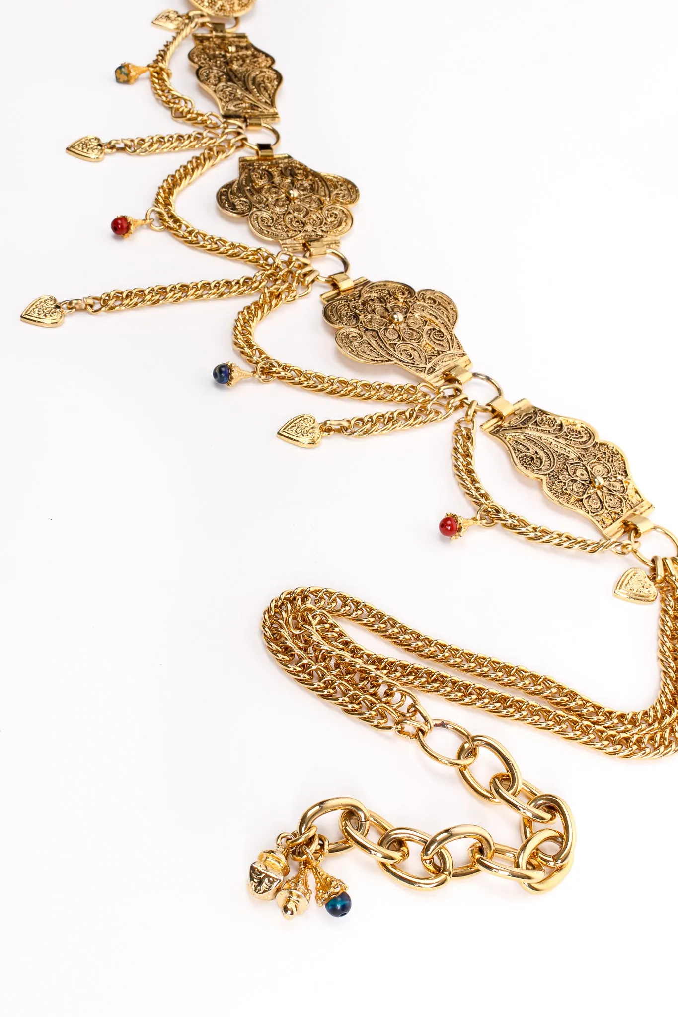 Filigree Draped Chain Belt