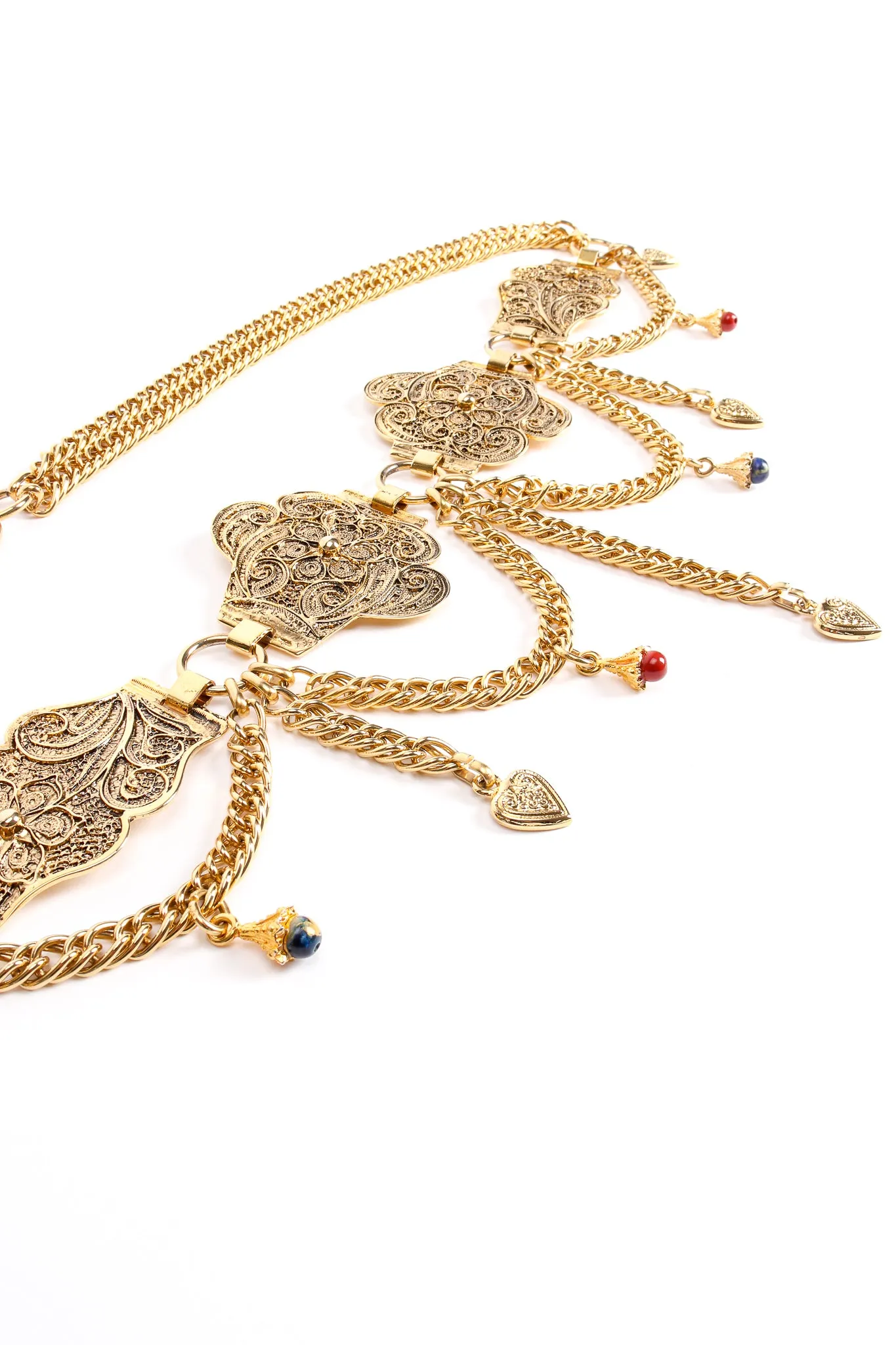 Filigree Draped Chain Belt