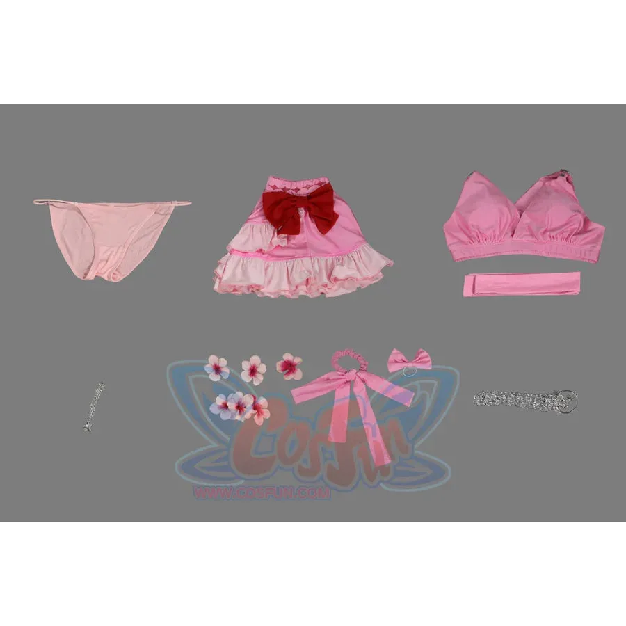 Final Fantasy VII Rebirth FF7R Aerith Gainsborough Cosplay Costume Swimsuit C08962