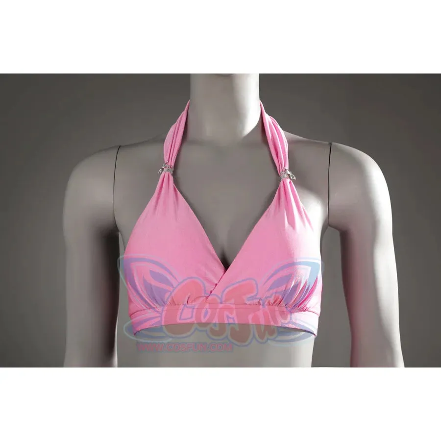 Final Fantasy VII Rebirth FF7R Aerith Gainsborough Cosplay Costume Swimsuit C08962