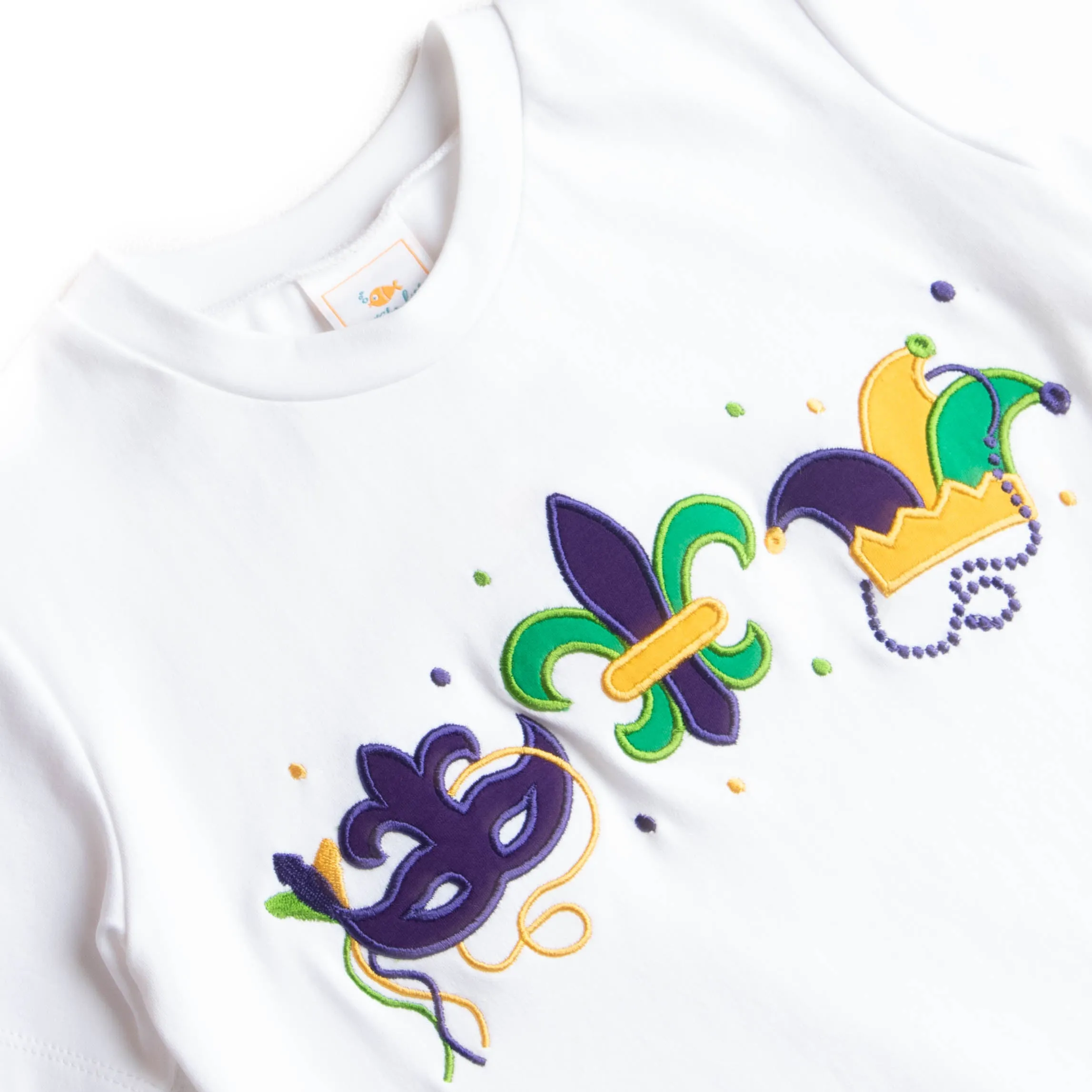 Fleur de Fun Embroidered Pant Set, Purple