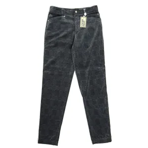 Gianni Versace Vintage Velour Trousers Size 50