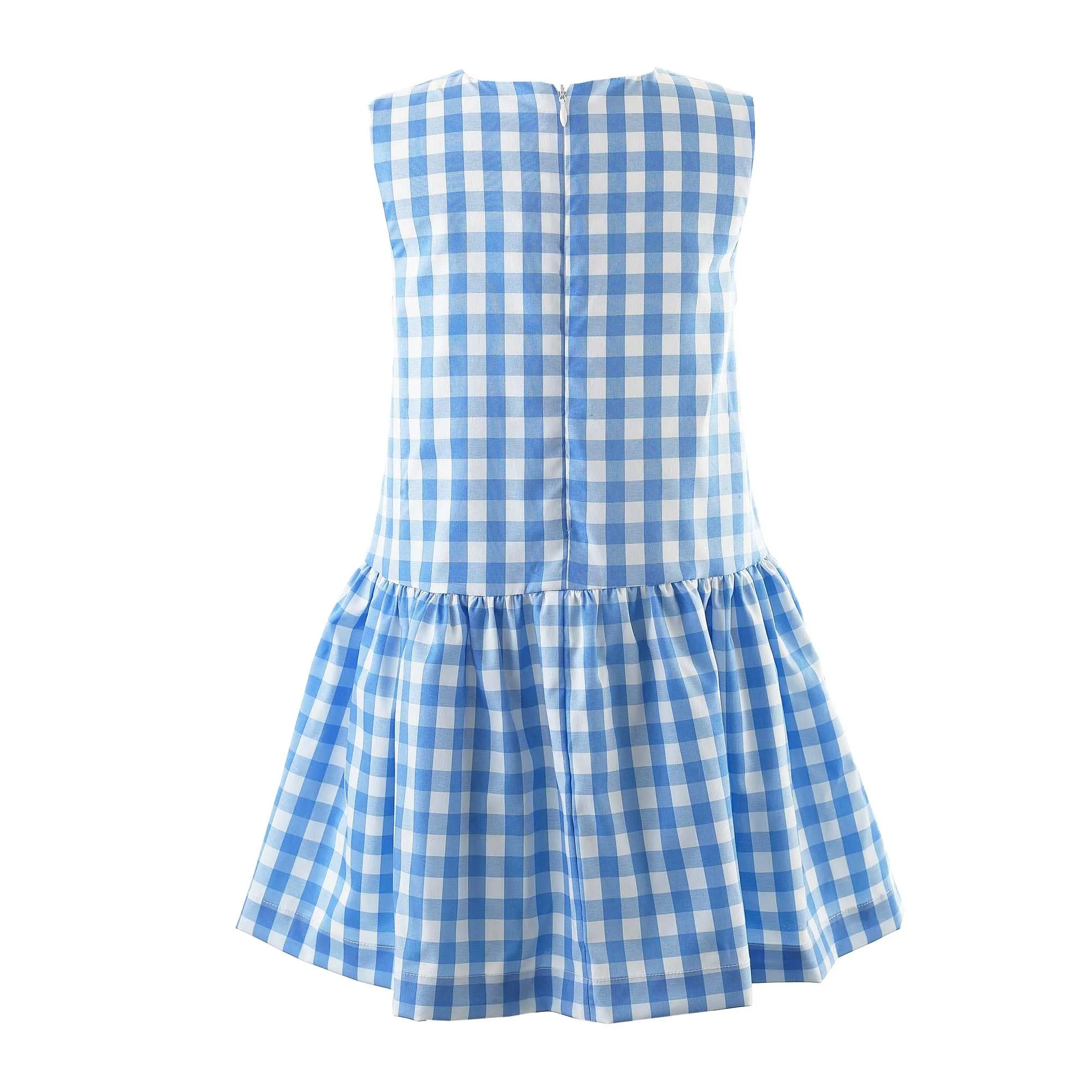 Gingham Taffeta Bow Dress