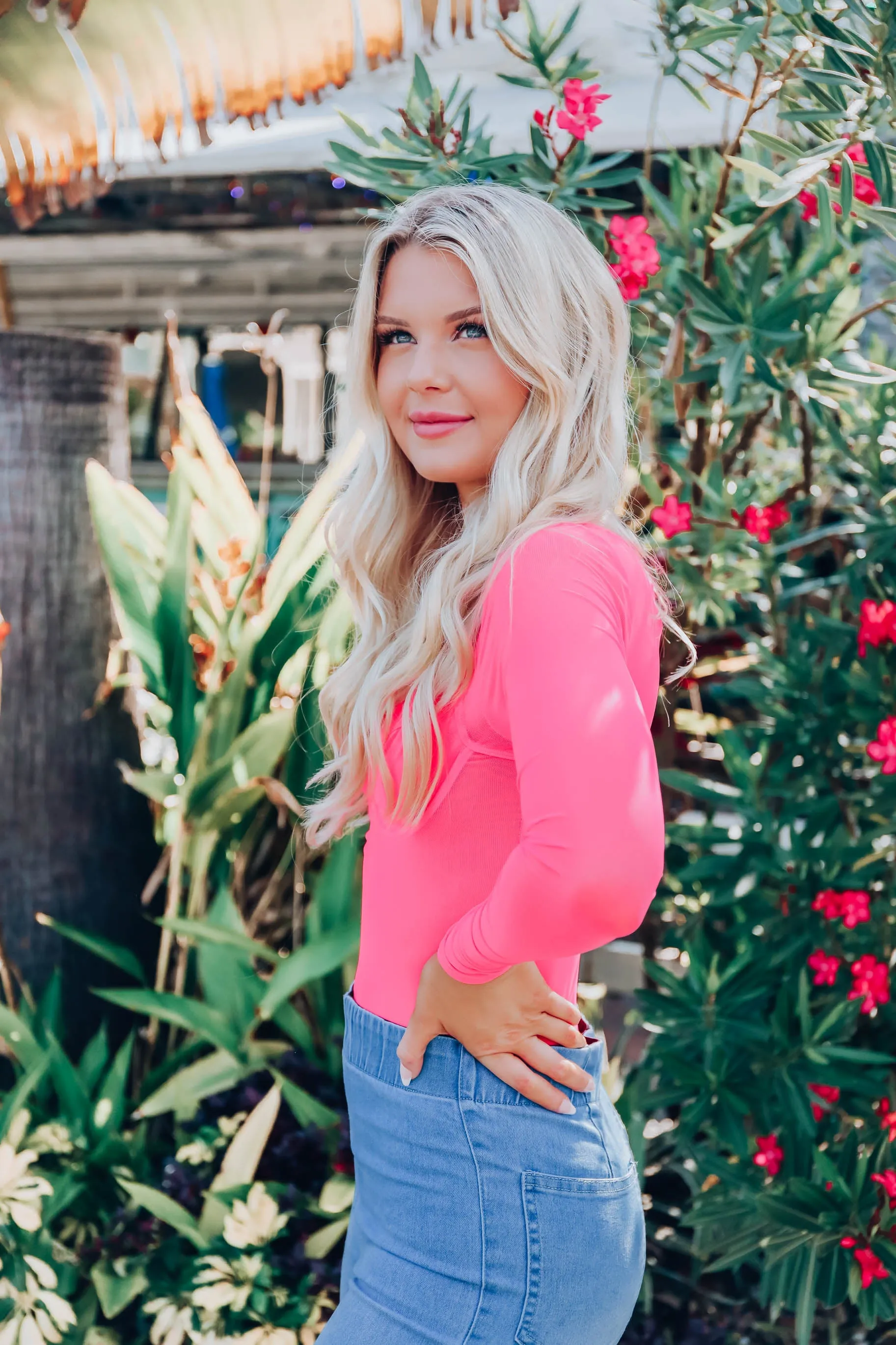 Girls Just Wanna' Have Fun Bodysuit - Pink