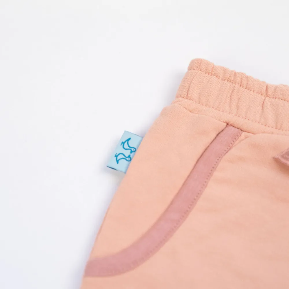 Girls Pink Jersey Lounge Set