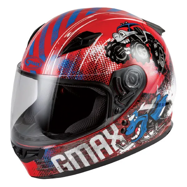 Gmax GM49Y Youth Beast Full Face Helmet With Double Lens Shield