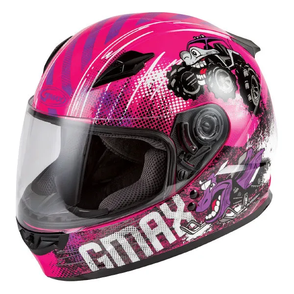Gmax GM49Y Youth Beast Full Face Helmet With Double Lens Shield