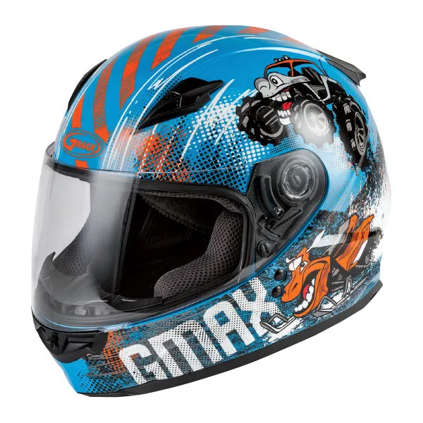 Gmax GM49Y Youth Beast Full Face Helmet With Double Lens Shield