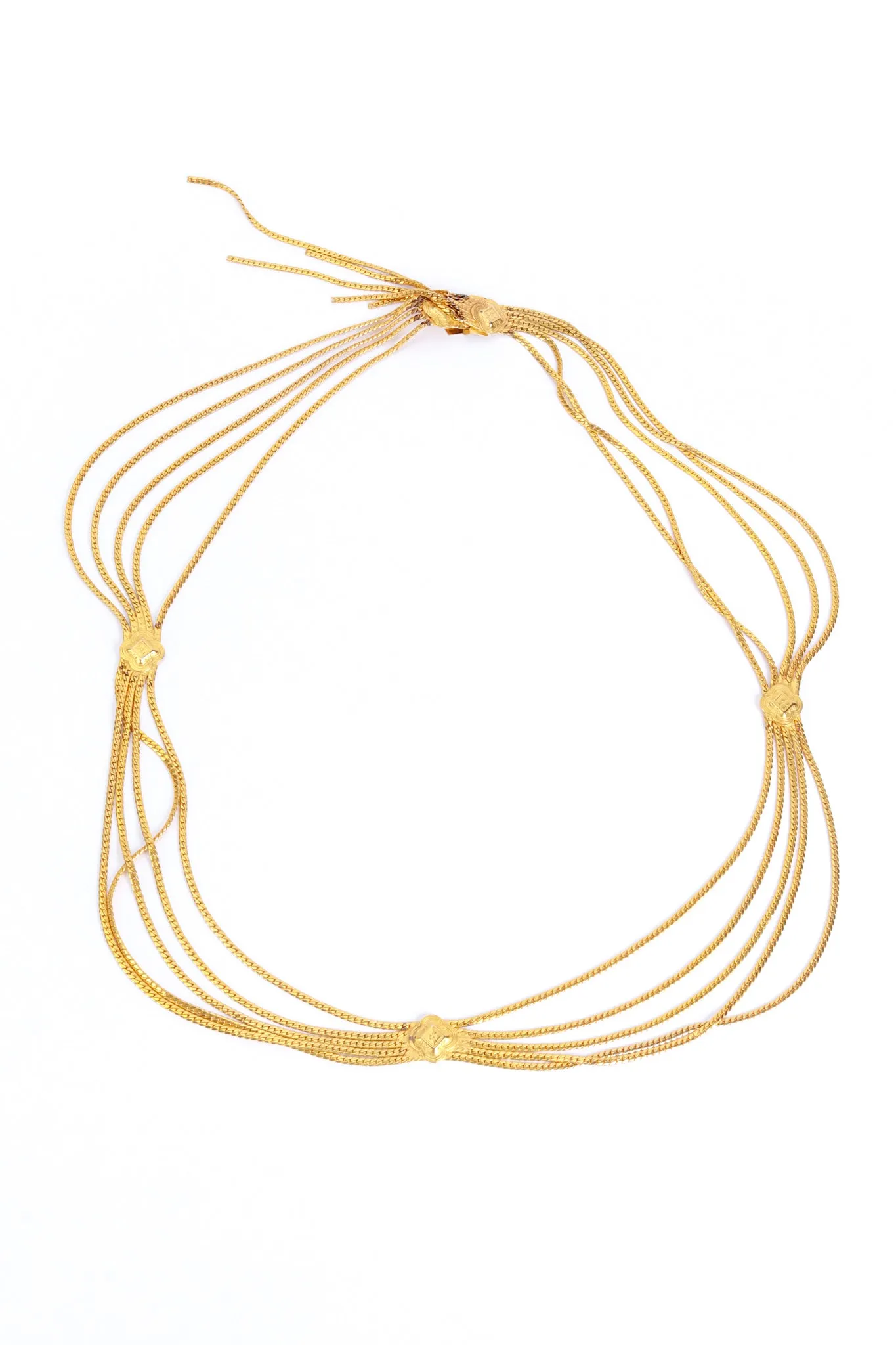 Gold Draped Chain Belt