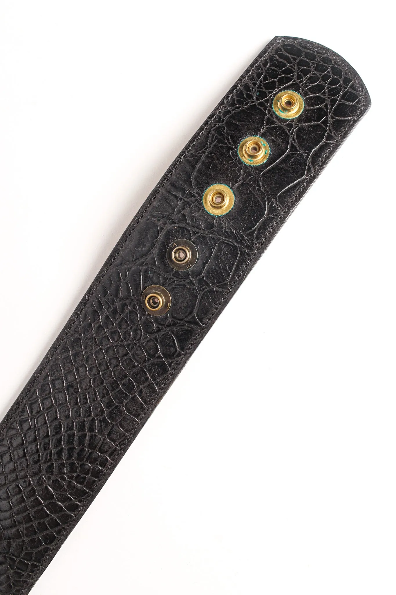 Gold Panel Chain Waist Belt