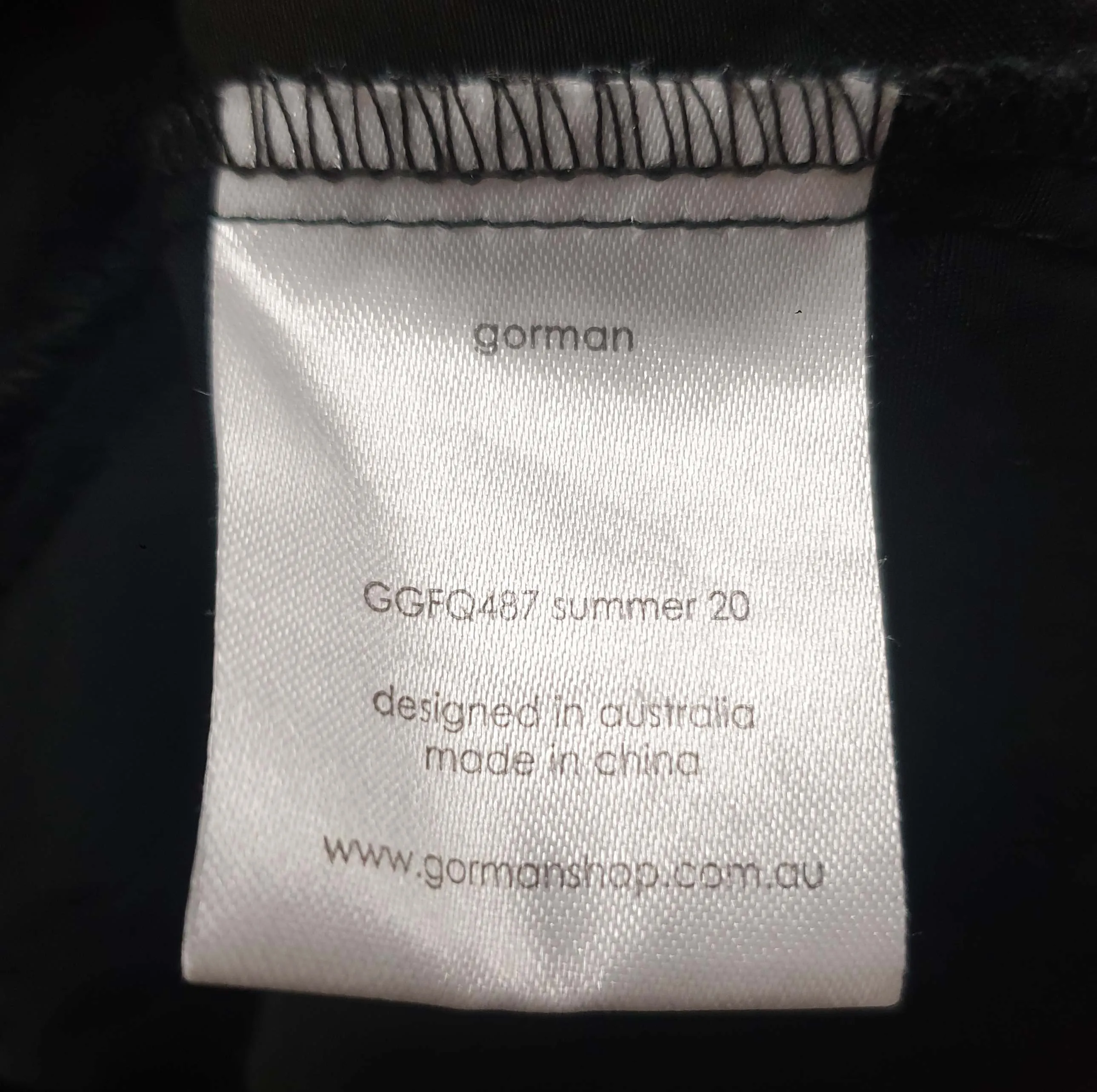 Gorman black polka dot print skirt size 10