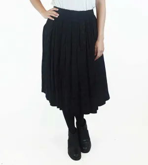 Gorman black polka dot print skirt size 10