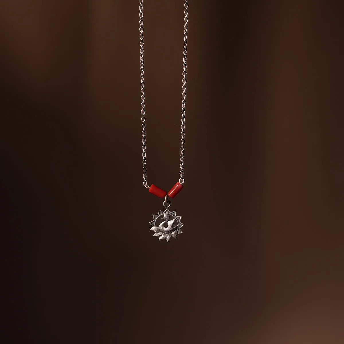 Hansini Charms Silver Necklace by MOHA