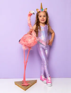 Holographic Kids Unicorn Catsuit
