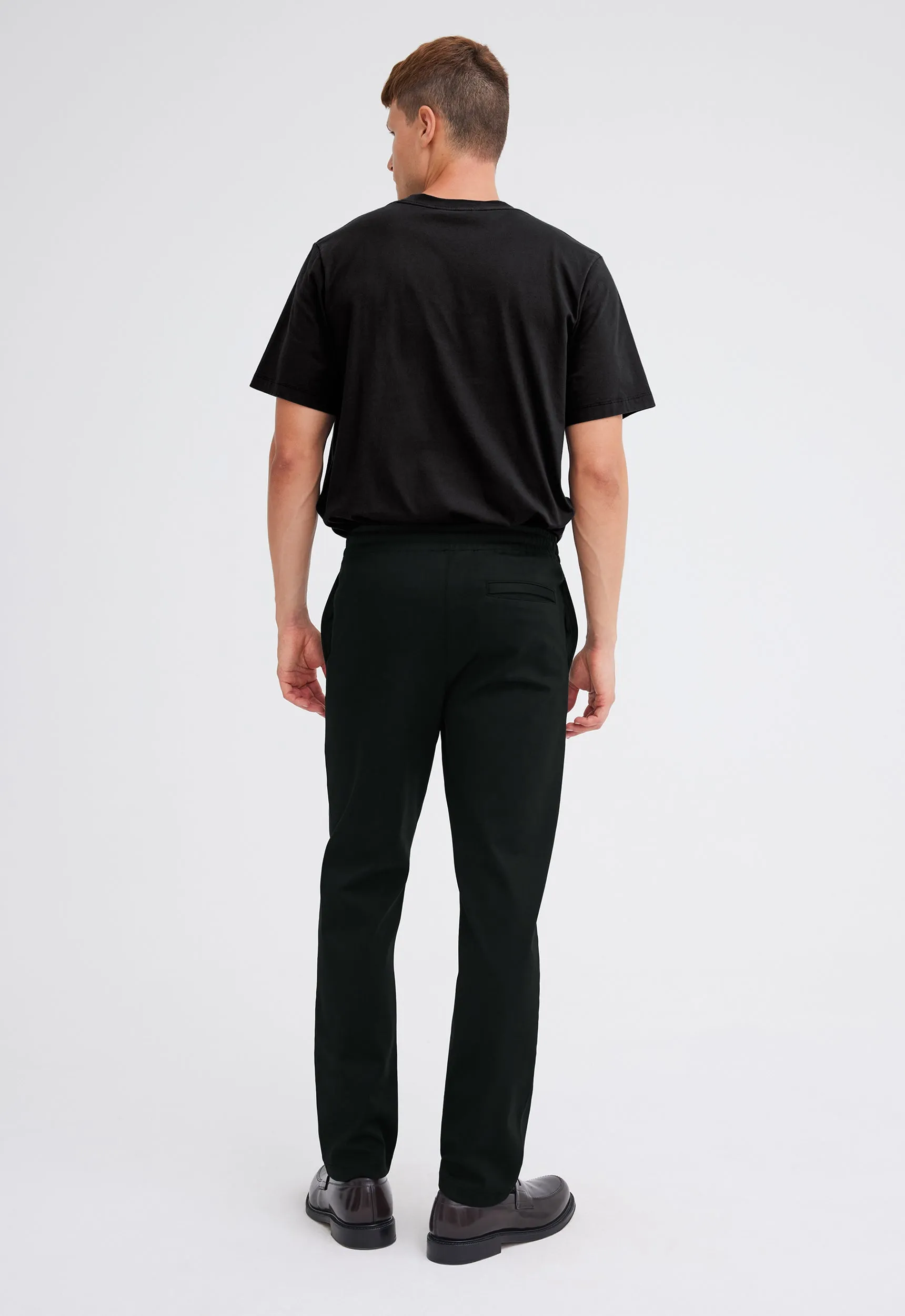 Iri Italian Cotton Pant - Black