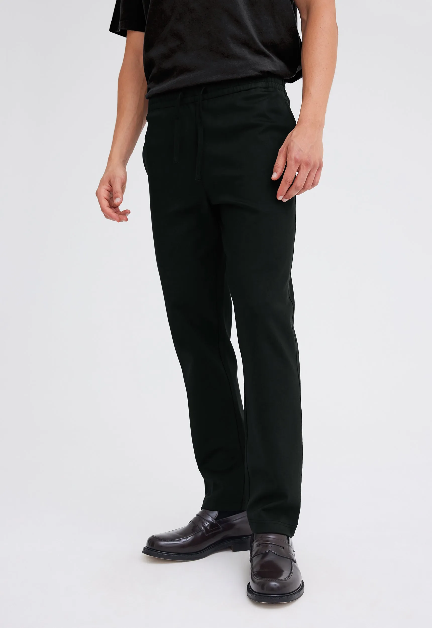 Iri Italian Cotton Pant - Black