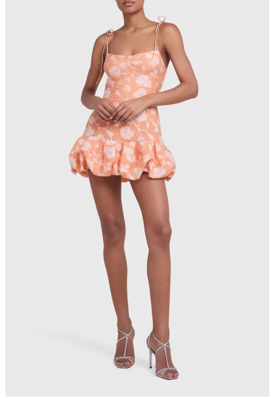 Ivory Skort Bubble Minidress