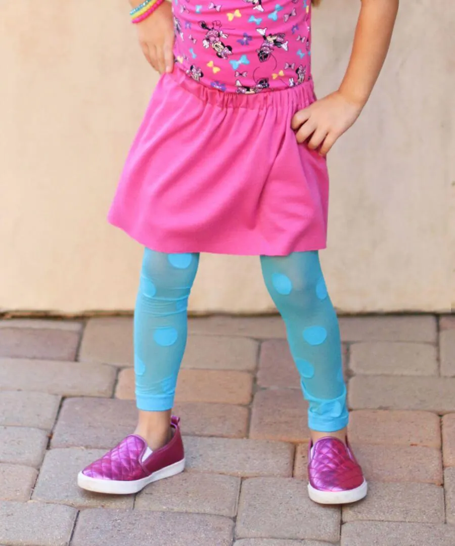 Jefferies Polka Dot Footless Tights