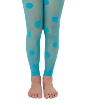 Jefferies Polka Dot Footless Tights