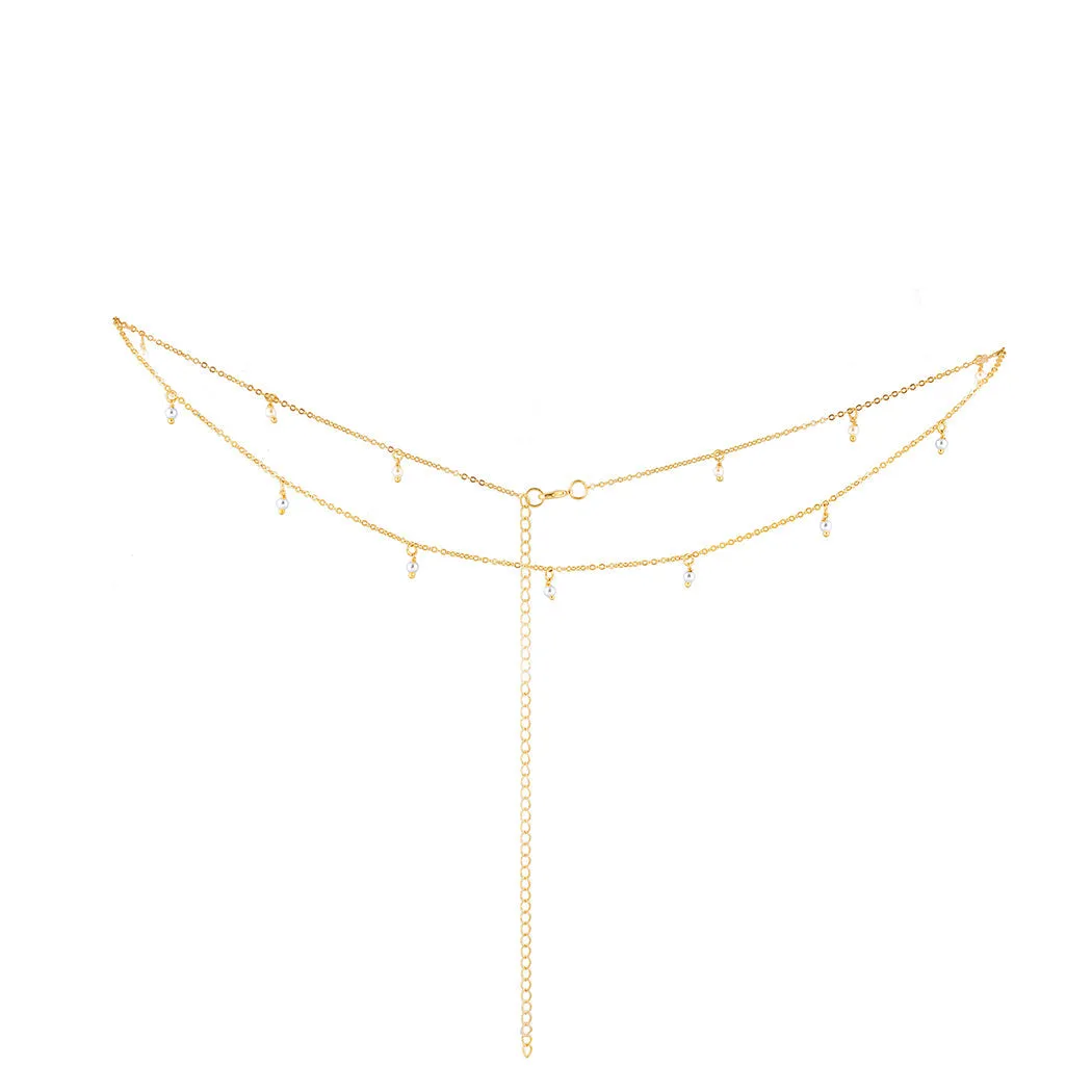 JEWELRY - Alina Pearl Belly Chain