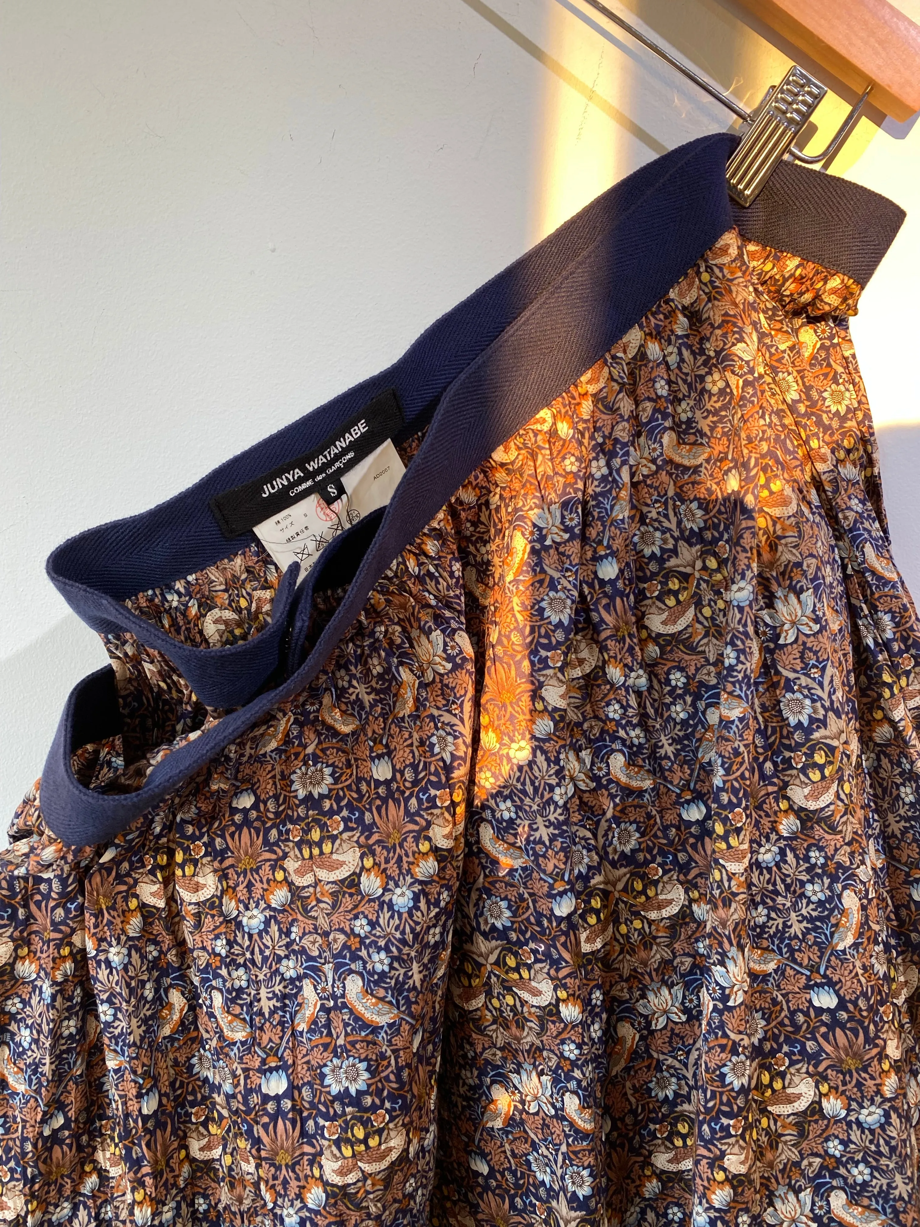 Junya Watanabe Strawberry Thief Liberty Print Skirt
