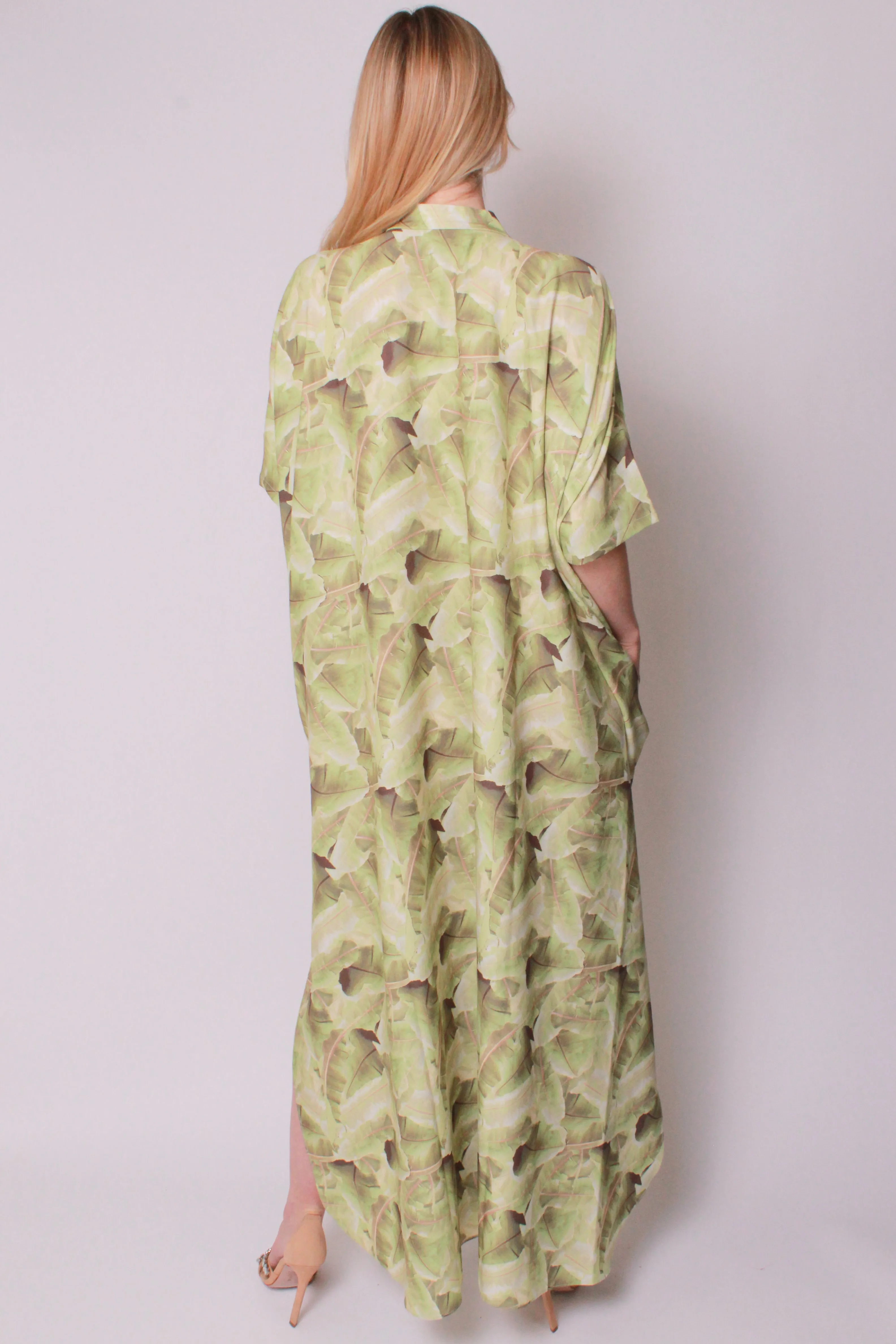 Kaftan Maxi In Cali Palm