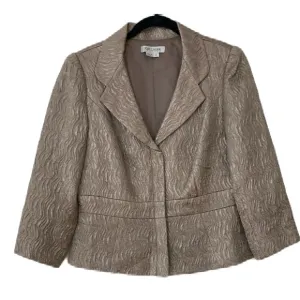 Kay Unger Vintage Metallic Blazer Size 12