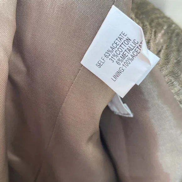 Kay Unger Vintage Metallic Blazer Size 12