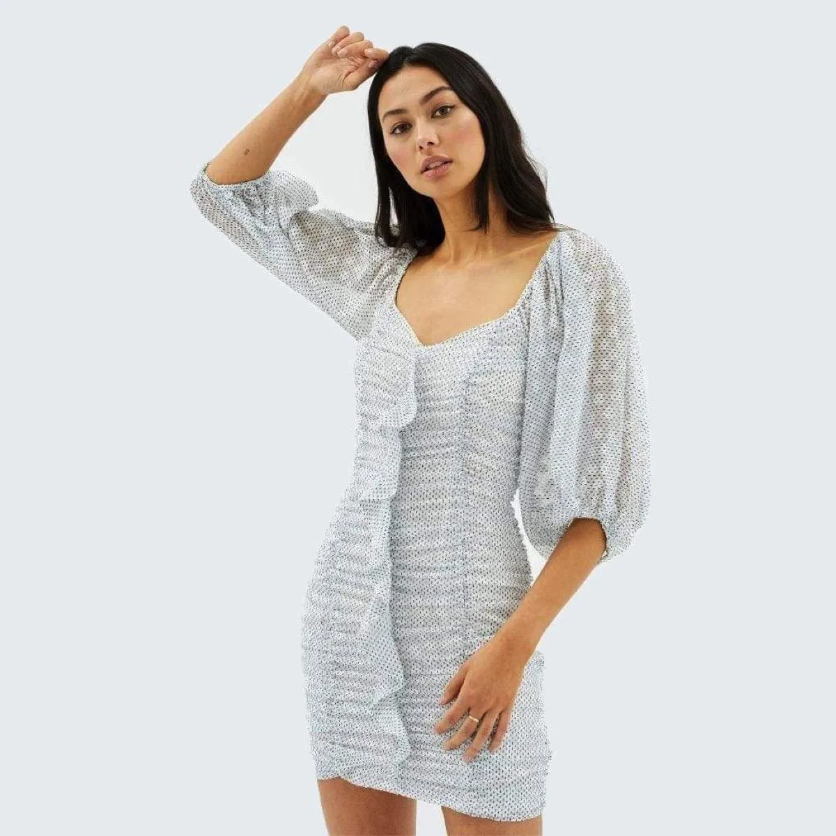 Kayley Ruched Mini Dress